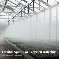 Adjustable Misting Nozzle Kit Multi-Functional Automatic Plant Irrigation Sprayer Dust Removal Automatic Garden Watering System for Output Er Beds