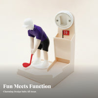 Novelty Golf Bottle Opener Freestanding Golfer Figurine Bottle Opener for Desktop