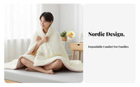 Breathable Soybean Fiber Quilt Skin-Friendly Thickened Winter Quilt Machine Washable All Season Comforter Fluffy for Single Sleepers, College Students, Children, Air-Conditioned Room, Bedroom, Home