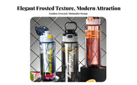 Drop-Resistant Large Capacity Fitness Bottle Food Grade Material Portable Plastic Water Jug Safe for Men, Women, Workout, Travel, Office
