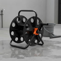 Lightweight Hose Reel Weather-Resistant Manual Crank Water Pipe Winder Detachable for Gardeners, Car Washers, Yard, Patio