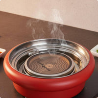 Adjustable Temperature Control Korean BBQ Grill Large Cooking Surface Electric Ceramic Cooktop Child Lock for Restaurant