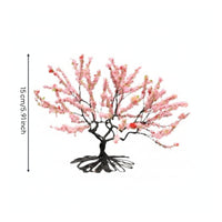 Bendable Branches Wire Frame Model Tree Handmade Miniature Landscape Tree with Base Realistic Design Sand Table Scenery Sturdy Construction for Hobbyists, Architects, Dioramas, Train Layouts