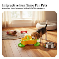 Interactive Pet Feeder Easy to Clean Press-Activated Slow Feeder