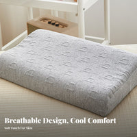 Knitted Cotton Cover Beauty Bed Pillow Ergonomic Support Massage Table Headrest Skin-Friendly for Beauticians, Shampoo Station, Home, Office