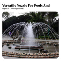 Long-Lasting Brass Fountain Nozzle Adjustable Fountain Nozzle Heavy Duty for DIY Enthusiasts, Outdoor, Garden