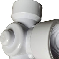 Corrosion-Resistant Three-Way Diverter Valve Threaded 3-Way Diverter Valve Manual Hose Adapter with Hose Clamps Universal for DIYers