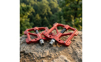 Flat Pedals Aluminum Alloy Flat Pedals Hollow for Cyclists, Commuters, Mountain Bikes, Trail Riding, Commuting