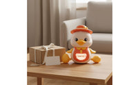 Wobble Motion Crawling Training Duck Head Lift Practice Electric Duck Toy Mechanical Skill Development Cognitive Growth for Babies, Infants, Toddlers