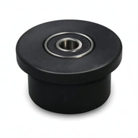 Pulley Wheel with Bearing Effortless Track Guide Wheel with Bore Low-Friction Sliding Door Pulley for Window, Home Gym
