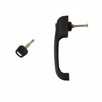 Replacement Part Door Handle Lock Set Heavy Duty Forklift Door Locking Handle Easy Installation Vehicle Hardware for Construction Sites, Farms, Warehouses