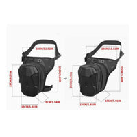 Motorcycle Thigh Pack Hard Shell Motorcycle Thigh Bag Adjustable Leg Fanny Pack for Bikers