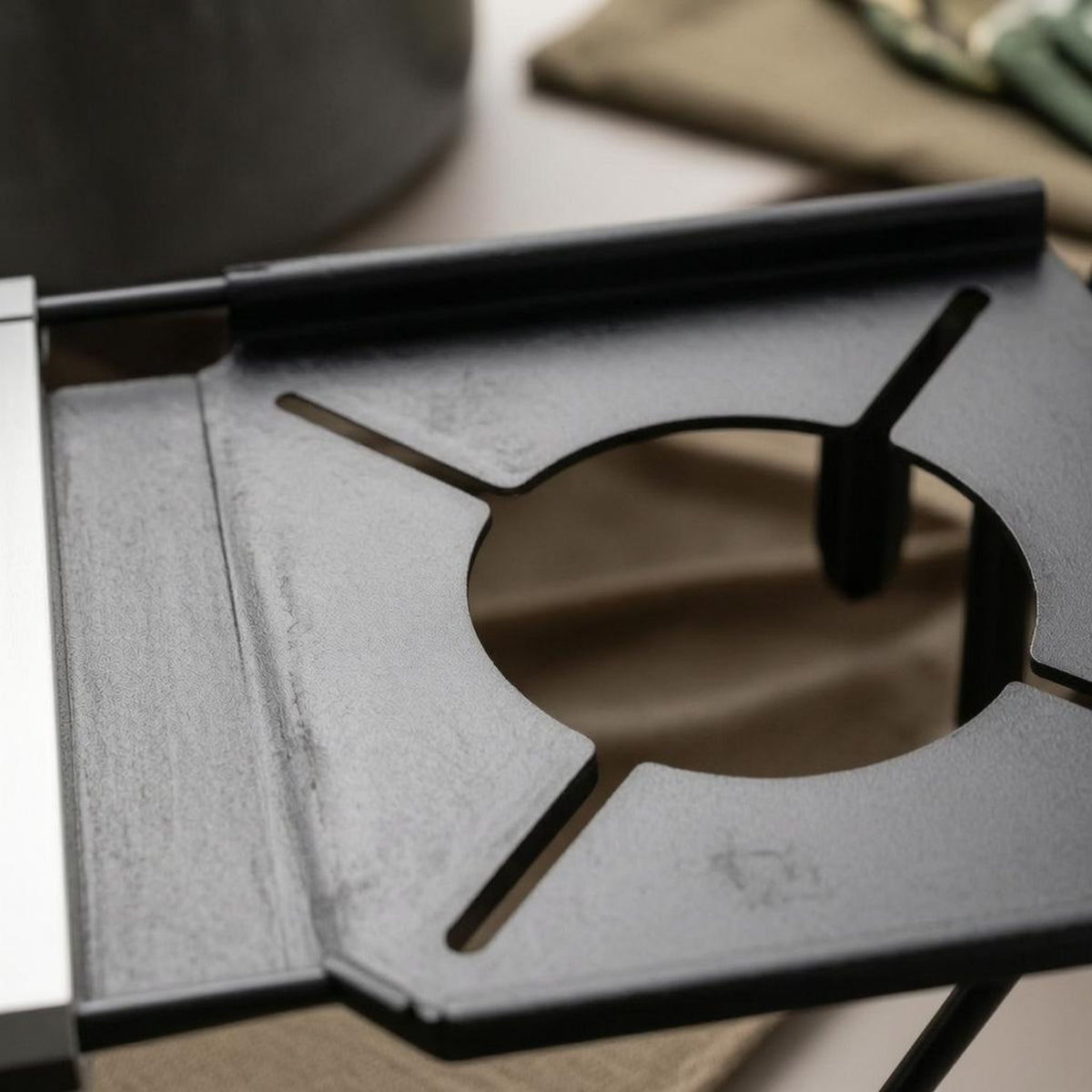 Storage Bag Spider Cooktop Rack Lightweight Foldable Cooktop Rack Metal Finish Portable Burner Stand