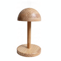Smooth Wooden Hat display Stand Dome Hat Stand
