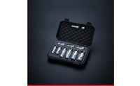 9 Pieces Metric Slotted Socket Set with Case Chrome Vanadium Slotted Socket Set Rust-Resistant Toolbox Long-Lasting for Mechanics, Automotive Repair
