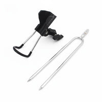 Fishing Rod Holder with Ground Stake Adjustable Fishing Rod Support Bracket Swiveling Pole Stand for Anglers