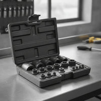 E-Hexalobular Socket Set Clear Markings E-Shaped Socket Set Organized for Mechanics, Garage