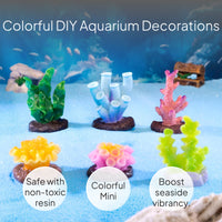 Mini Resin Coral and Seaweed Aquarium Ornaments