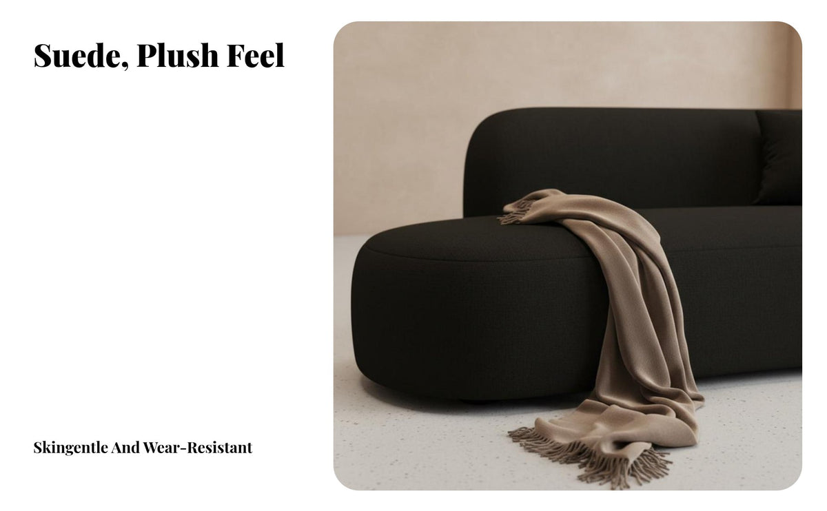 CurvedShaped Settee French Retro design Sofa Small Space accommodating Couch for Business Owners, Interior Designers, spa lounge, Boutique, Living Room