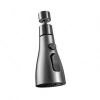 Kitchen Faucet Extender Splash Reducing Spray Head Adapter Rotating Tap Nozzle 360 Degree Rotatable Home Fixture Easy to Install