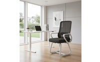 Thick Seat Cushion Student Study Chair Stable Steel Frame Adjustable Office Chair for Students, Conference Room