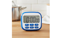 Electronic Cooking Timer Memory Function Digital Kitchen Timer Count up and down for Students, Elderly, Classroom, Gym
