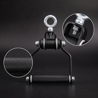 Cable Attachment with Knurled Grip Heavy Duty Lat Pulldown Handle Non-Slip Rowing Handle for Athletes