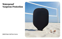 Paddle Racket Cover Waterproof Neoprene Pickleball Case Wear-Resistant Neoprene Paddle Sleeve for Athletes, Seniors, Outdoor, Travel, Gym Bag