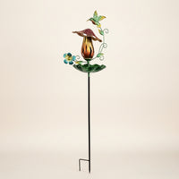 Hummingbird Feeder with Garden Stake Decorative for Lawns, Patios