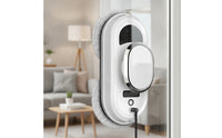 Handshands-off Window Cleaning Robot Slim Robotic Window Cleaner Electric Appliance Oval for Homeowners, Renters, High Panes, Home, Office