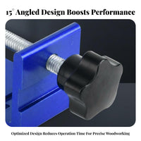 46 Pieces Precise Drilling Pocket Hole Jig Kit Concealed Screws Pocket Hole Jig High Precision for Carpenters, Cabinet Making, Home Projects
