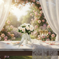 Fake Wedding Floral Arrangement Romantic Fake Wedding Flowers Low Maintenance