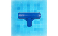 Three-Branch Frame Connector Reliable T-Joint Long for Above-Ground Pools
