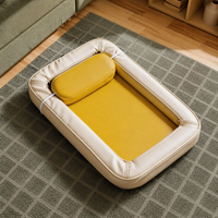 Dog Bed, Cooling, Pet Bed, 2-Layer Structure, Large Dog, Cat, Ice Silk, Washable, All Seasons Compatible