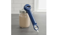 Adjustable Jar Opener Portable Retractable Cap Remover Easy Storage Effort-Saving Lid Rotator for Elderly, Women, Bar, Picnic, Camping