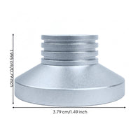All-Aluminum Vinyl Vinyl Disc Stabilizer Slimline Turntable Platter Weight Matte Metal Vinyl Disc Adapter Stepped Cylindrical