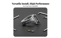 Front Derailleur Adapter Aluminum Alloy Front Derailleur Adapter Clamp Drivetrain Part Easy Installation CNC Machined
