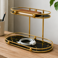 Luxury Multi-layer Bathroom Countertop Organizer Shelf for Cosmetics and Toiletries