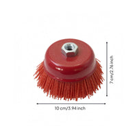 Derusting Abrasive Cup Brush Dense Bristles Angle Grinder Brush Surface Grinding Shop Tool Part
