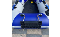 Inflatable Boat Motor Bracket Reinforced Boat Motor Mounting Bracket Watercraft Accessory Grid-Style Ribbed