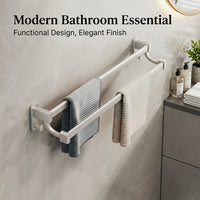 Towel Rails for Bathroom and Kitchen Use, Wall Mounted Made of Space Aluminum, No-Drill Hand and Bath Holder
