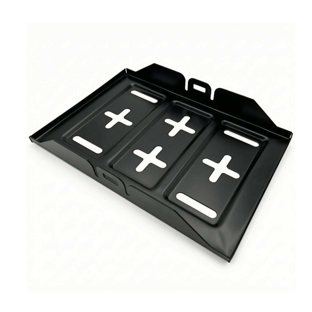 Sturdy Battery Tray with Clamp Long-Lasting Battery Tray with Hold down Clamp Anti-Vibration Hardware Corrosion-Resistant for DIY Mechanics