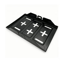 Sturdy Battery Tray with Clamp Long-Lasting Battery Tray with Hold down Clamp Anti-Vibration Hardware Corrosion-Resistant for DIY Mechanics
