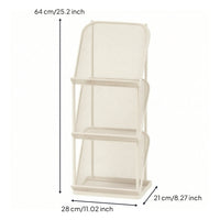 Periodical Rack Freestanding Periodical Display Rack Metal for Bookstore
