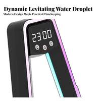 Ambient Night Light Anti-Levitation Water Drop Humidifier Futuristic Design Anti-Levitation Humidifier Quiet Operation