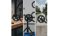Crankset with Paired-Guard Chainring Chainwheel Strong Crank Arm for City Riding