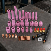Welding Torch Accessory Kit Metal Joining Torch Consumables Reliable Collet Body for Welders