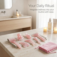 Massage Comb, 7 Piece Facial Set, Resin Material Face Lifting Tools, 7 for Skincare Lovers