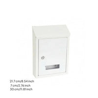 Wall-Mounted Mailbox Entryway Wall Mounted Mailbox Metal Mail Box Rust Resistant Outdoor Mail Box Easy to Install