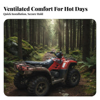 Sun Protection Breathable All-Terrain Vehicle Seat Cover Cooling ATV Padded Seat Cover Soft & Comfortable for Summer Riding, Daily Commuting